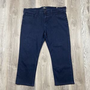 Paige Jeans Men's 40x26 Straight Stretch Dark Wash‎  Federal USA